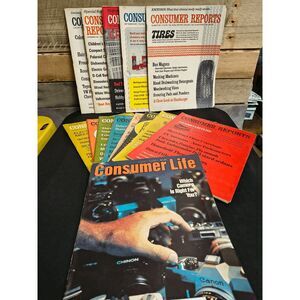 Lot of 14 VTG Consumer Reports / Life Magazines from 1971-1973